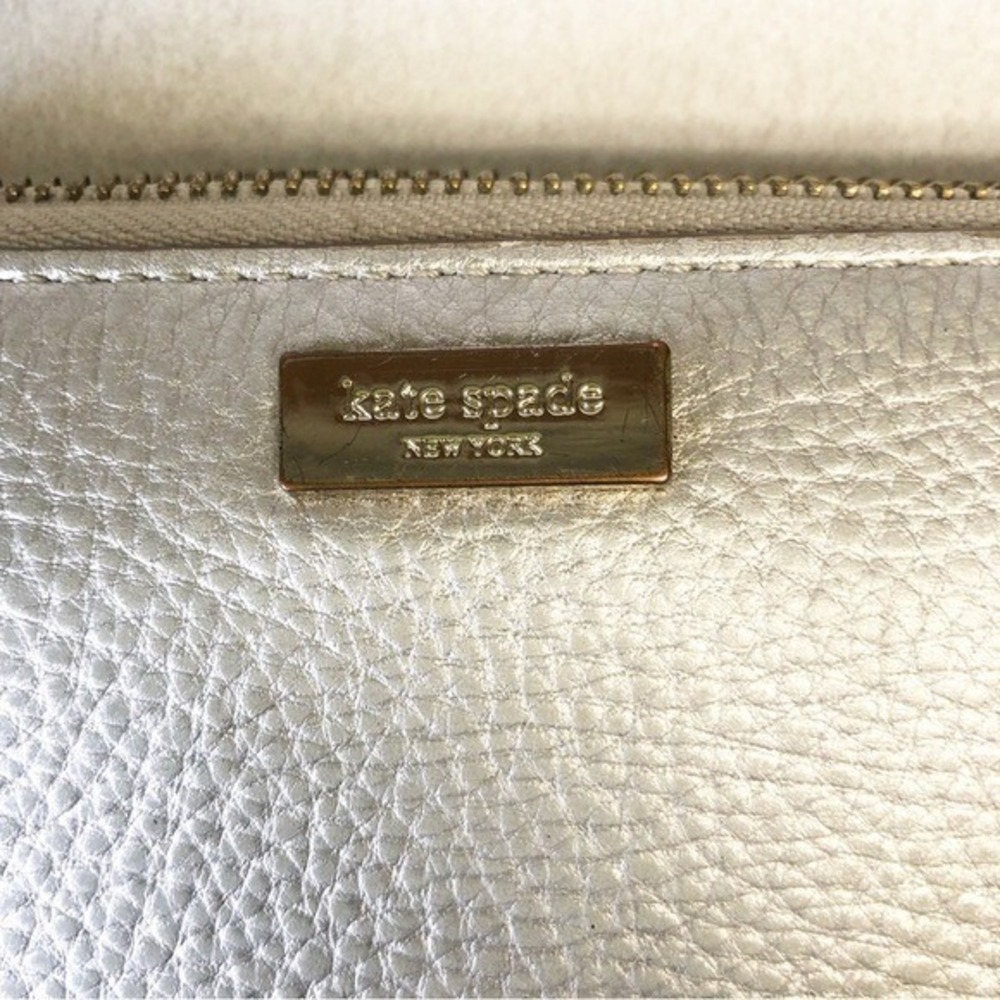 Kate Spade Metallic Wallet - Picture 2 of 8